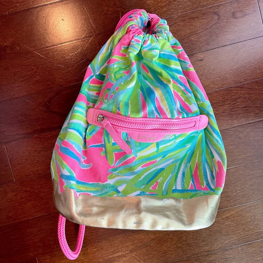 Lilly Pulitzer Draw String Purse/Bag